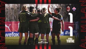 Image post by @acmilan on Twitter
