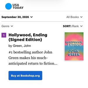 Image post by @johngreenwritesbooks on Instagram