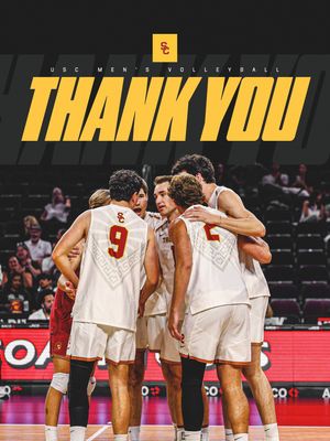 Image post by @uscmensvolley on Instagram