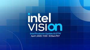 Image post by @intel on Twitter/X