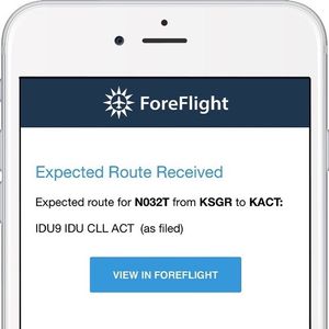 Image post by @foreflight on Instagram