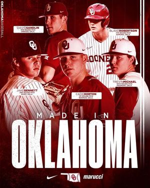Image post by @OklahomaBaseball on Facebook