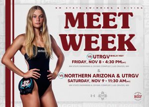 Image post by @nmstateswimdive on Instagram