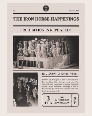 Image post by @ironhorsehotel on Facebook