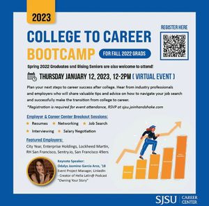 Image post by @sjsu_careercenter on Instagram