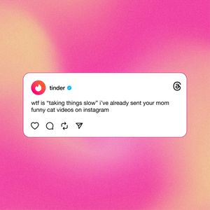Image post by @tinder on Instagram