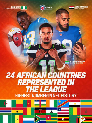 Image post by @nflafrica on Instagram