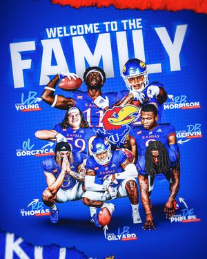 Image post by @KU_Football on Twitter