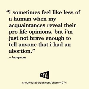Image post by @shoutyourabortion on Instagram
