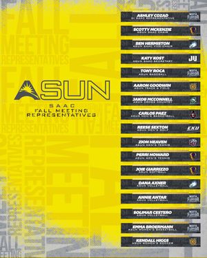 Image post by @ASUNSports on Twitter