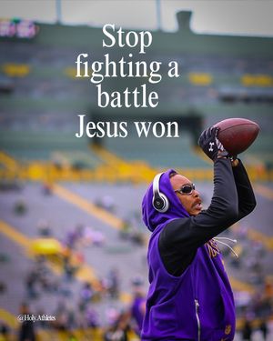 Image post by @holy.athletes on Instagram
