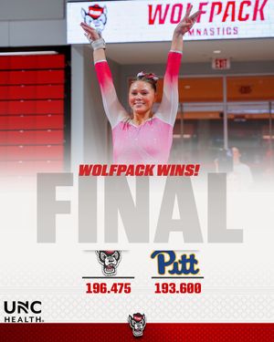 Image post by @wolfpackgymnastics on Instagram