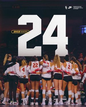 Image post by @uscwomensvolley on Instagram