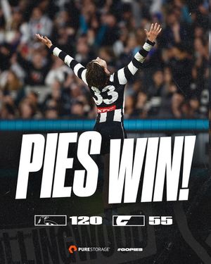 Image post by @collingwoodfc on Facebook