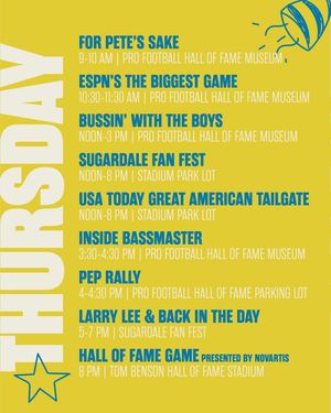 Image post by @profootballhof on Instagram