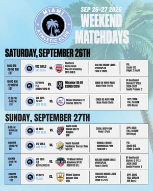 Image post by @miamiathleticclub2022 on Instagram