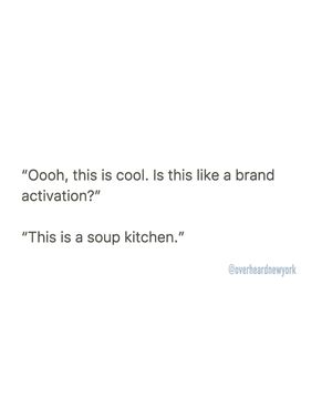 Image post by @overheardnewyork on Instagram