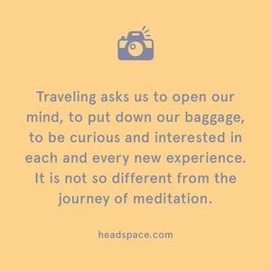 Image post by @headspace on Instagram