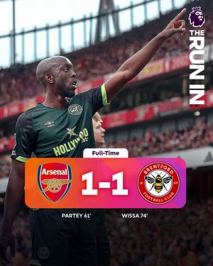 Image post by @premierleague on Twitter/X