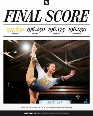 Image post by @mizzougym on Instagram