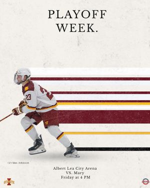 Image post by @hockeyatiowastate on Instagram