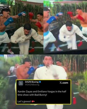 Image post by @daznboxing on Instagram