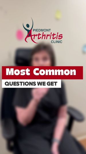 Video post by @PiedmontArthritisClinic on Facebook