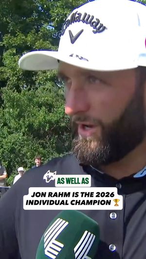 Video post by @livgolfleagueofficial on Facebook
