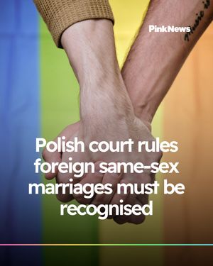Image post by @pinknews on Instagram