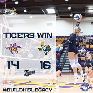 Image post by @ETBU_Volleyball on Twitter