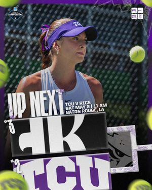 Image post by @tcuwomenstennis on Instagram