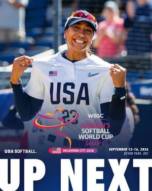 Image post by @USASoftballWNT on Twitter/X