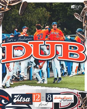 Image post by @UTSABSB on Twitter