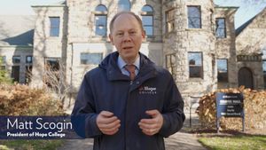 Video post by @Hope College on Facebook