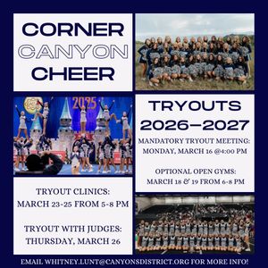 Image post by @corner_canyon_cheer on Instagram