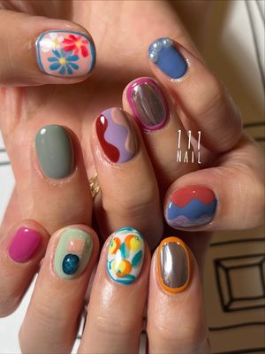 Image post by @111nail_omotesando on Instagram