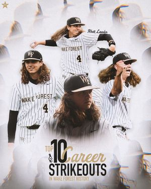 Image post by @WakeBaseball on Twitter
