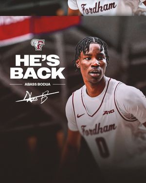 Image post by @fordham_mbb on Instagram