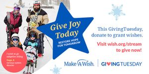 Image post by @MakeAWish on Twitter