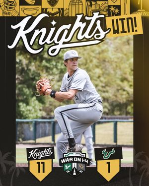 Image post by @UCF_Baseball on Twitter