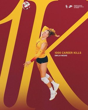 Image post by @uscwomensvolley on Instagram