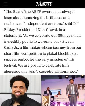 Image post by @americanblackfilmfestival on Instagram