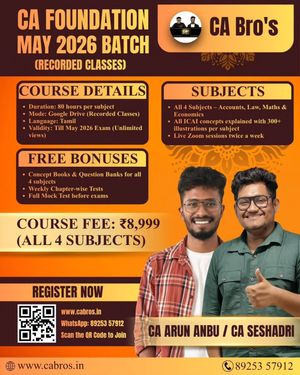 Image post by @ca_arun_anbu on Instagram