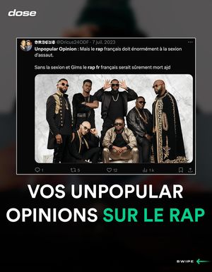 Image post by @dose_rap on Instagram