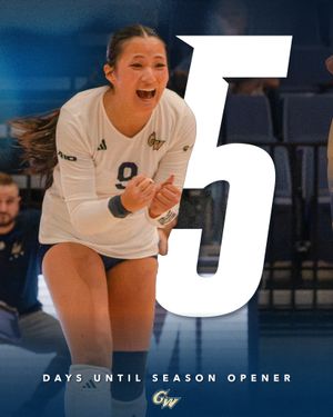 Image post by @gw_volleyball on Instagram