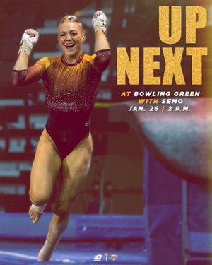 Image post by @CMUGymnastics on Twitter
