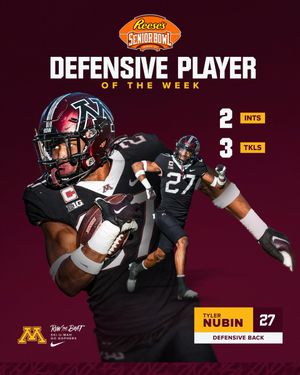 Image post by @GopherFootball on Twitter