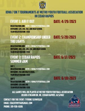 Image post by @iowa7v7football on Twitter
