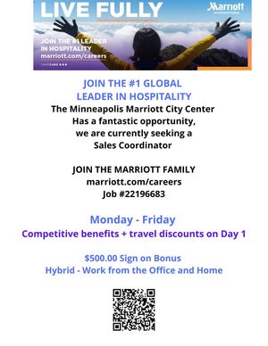 Image post by @MarriottMinneapolis on Facebook