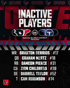 Image post by @HoustonTexans on Twitter